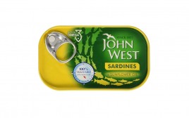 John West Sardines In Sunflower Oil  Tin  120 grams